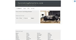 Desktop Screenshot of furnishingretailers.com