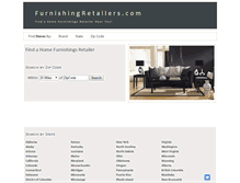 Tablet Screenshot of furnishingretailers.com